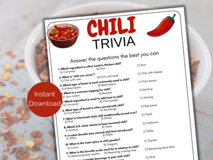 Chili Trivia Game