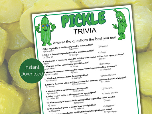 Pickle Trivia Game