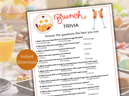 Brunch Trivia Game
