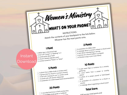 Womens Ministry What's On Your Phone