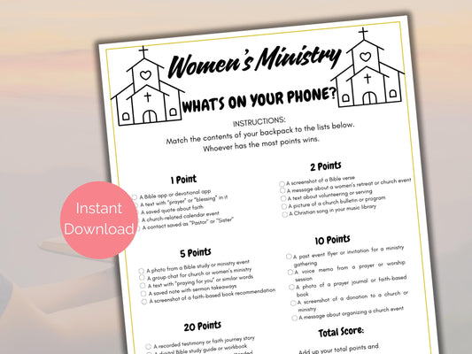 Womens Ministry What's On Your Phone