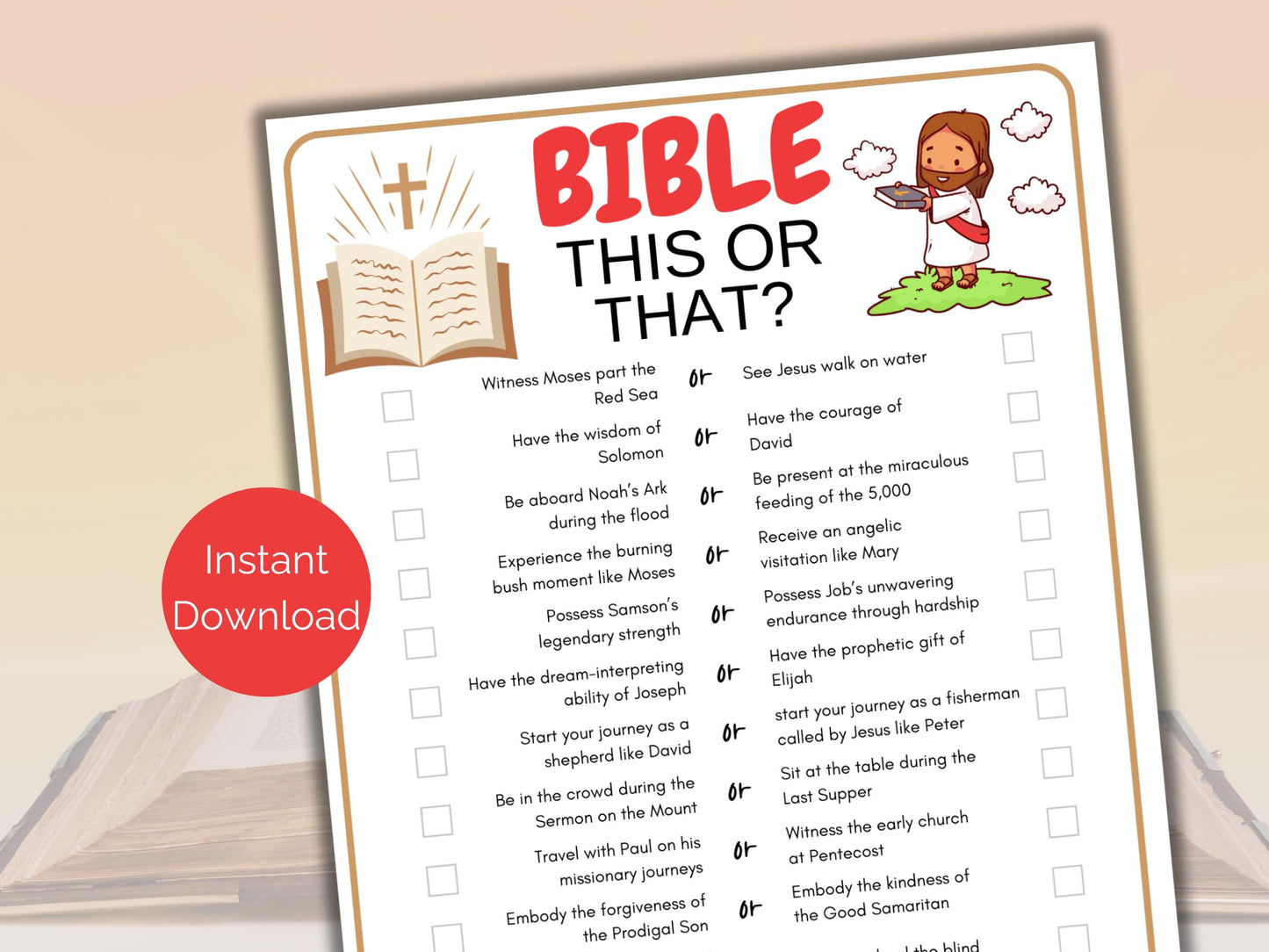 Bible This or That Game