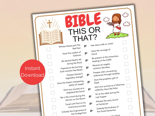 Bible This or That Game