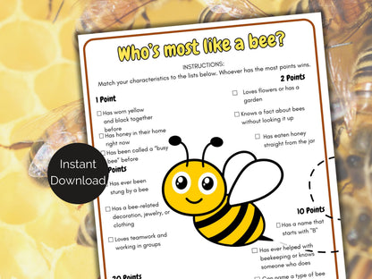 Who's The Most Like a Bee