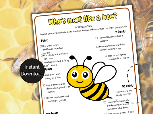 Who's The Most Like a Bee
