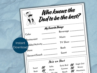 Who Knows The Dad To Be Best Game