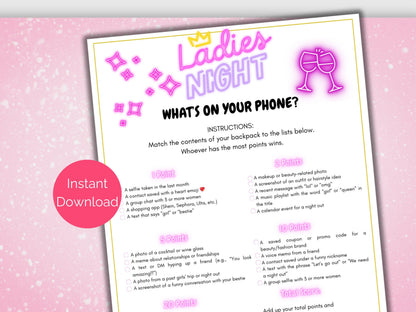 Ladies Night What's On Your Phone