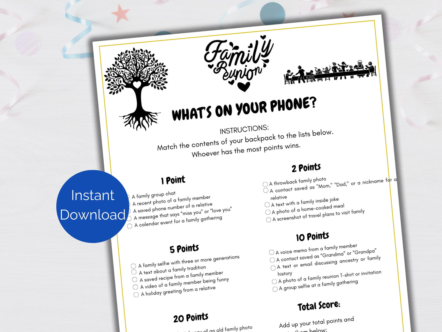 Family Reunion What's On Your Phone
