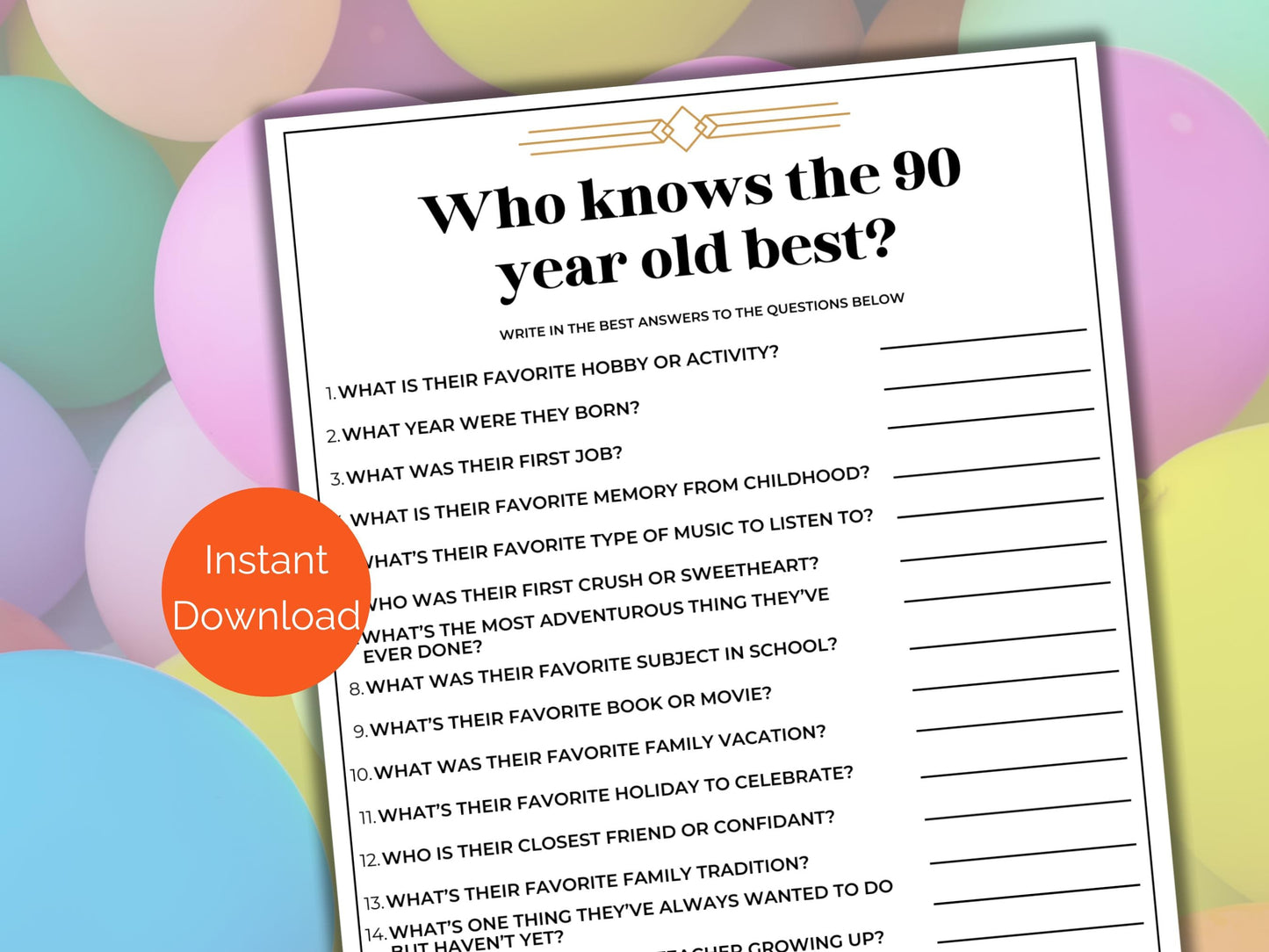 Who Knows the 90 Year Old Best Game