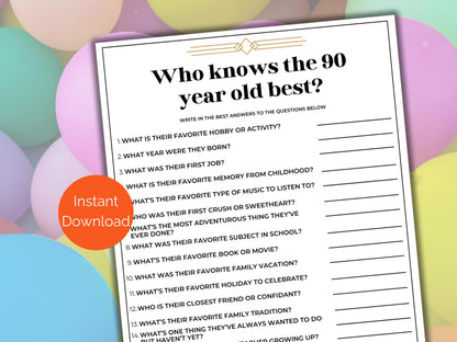 Who Knows the 90 Year Old Best Game