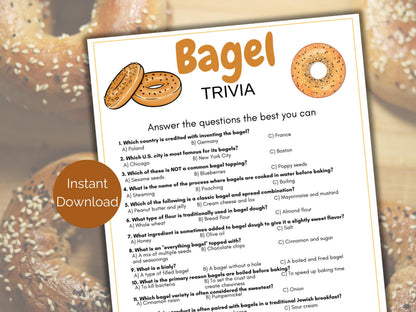 Bagel Trivia Game
