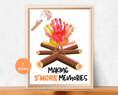 Smore's Handprint Art