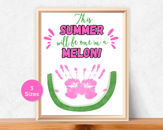 Watermelon Handprint Art