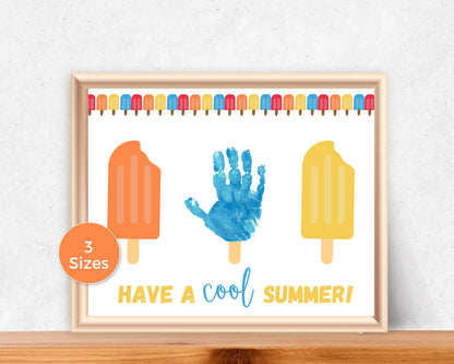 Popsicle Handprint Art