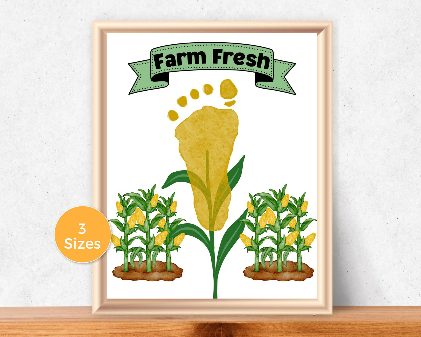 Corn Fall Handprint Art