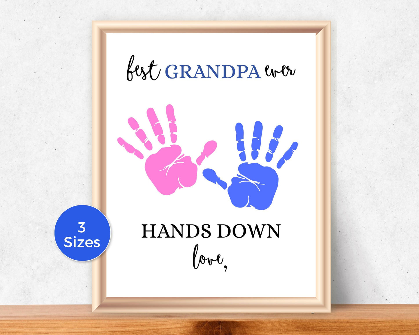 Best Grandpa Handprint Art