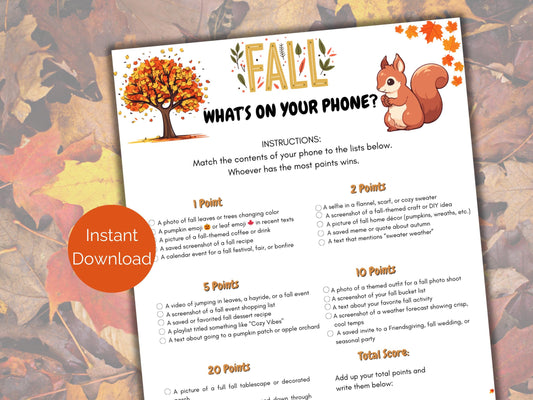 Fall What's On Your Phone