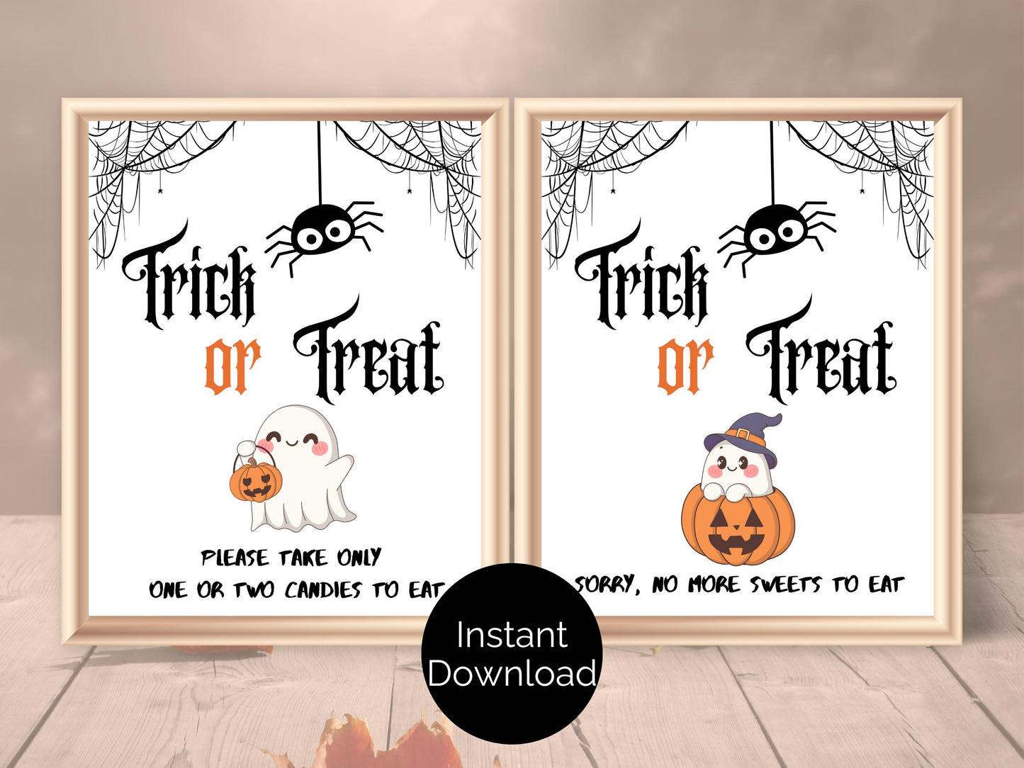 Printable Halloween Candy Bowl Sign