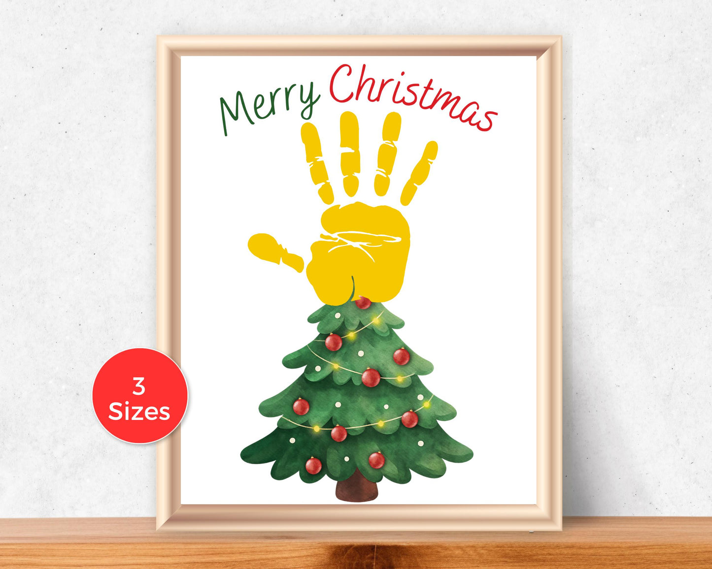 Christmas Star Handprint Art