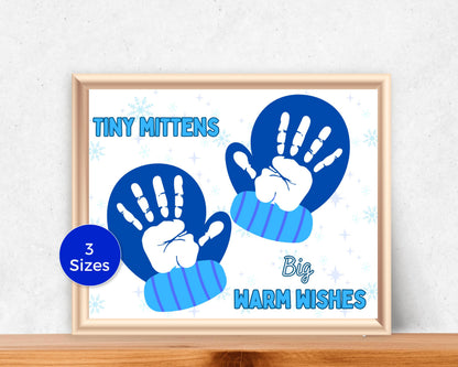 Mitten Handprint Art