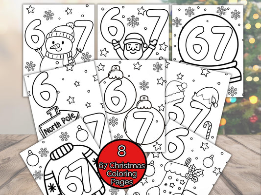 67 Christmas Coloring Pages