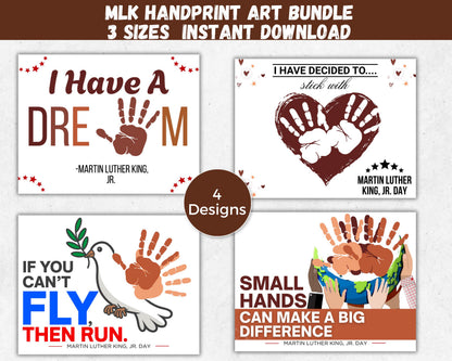 MLK Day Handprint Art Bundle
