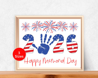 Memorial Day 2026 Handprint Art