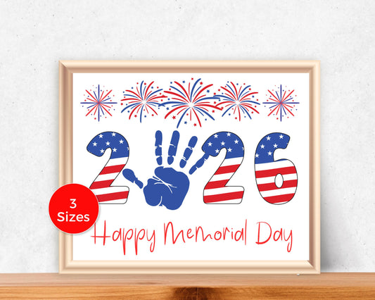 Memorial Day 2026 Handprint Art