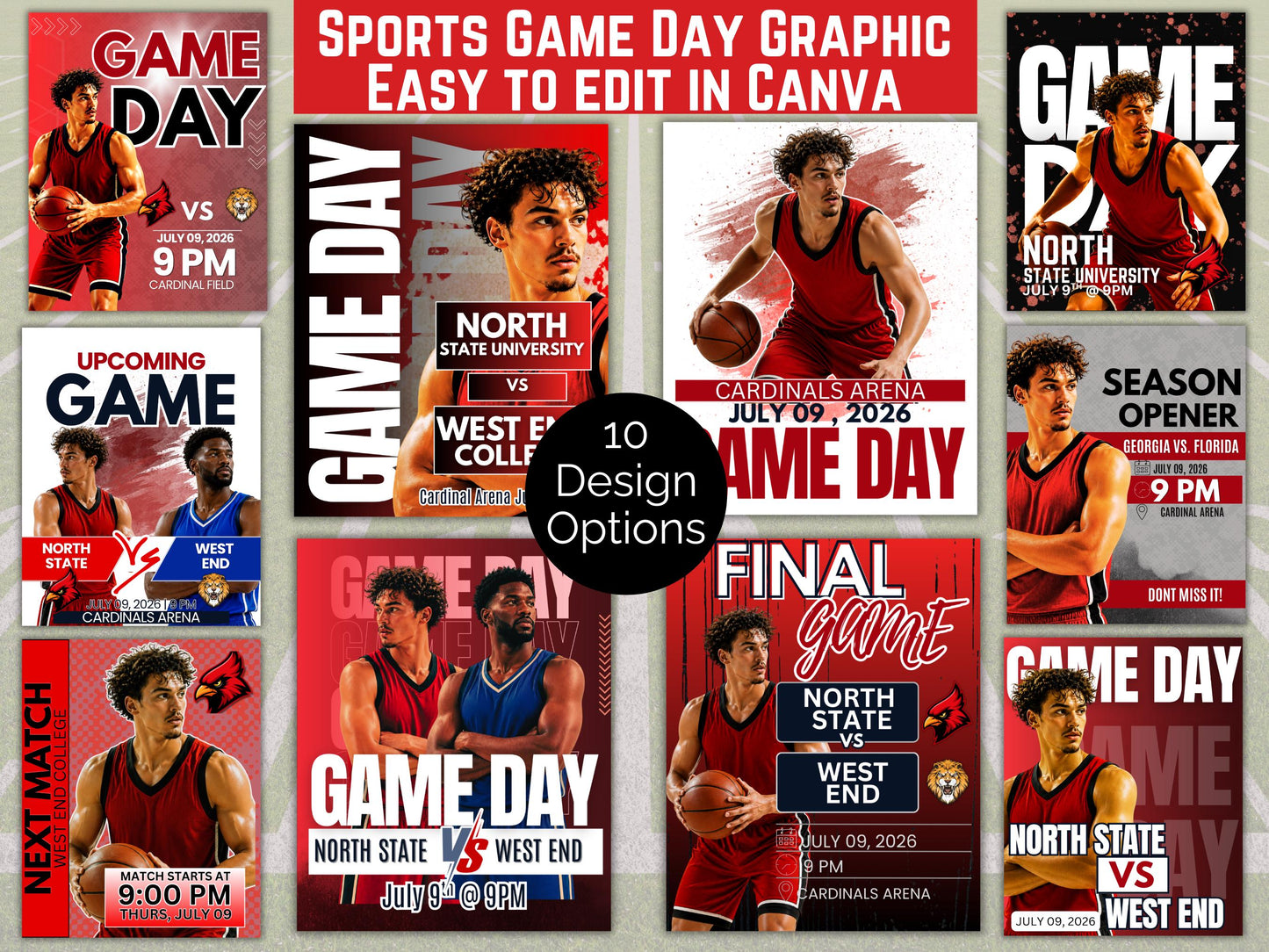 Game Day Social Media Template