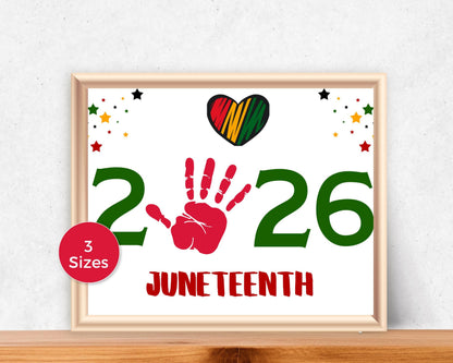 2026 Juneteenth Handprint Art