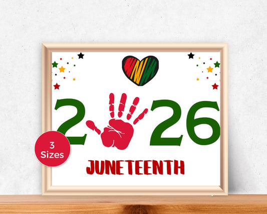 2026 Juneteenth Handprint Art
