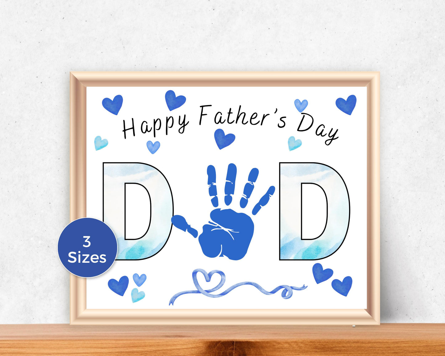 Happy Fathers Day Handprint Art