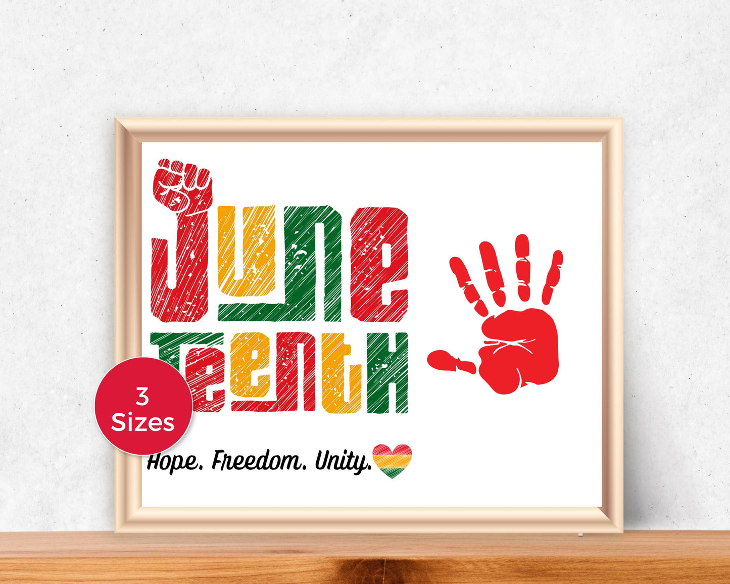 Juneteenth Handprint Art