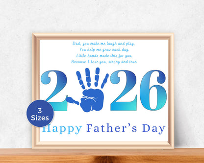 2026 Fathers Day Handprint Art