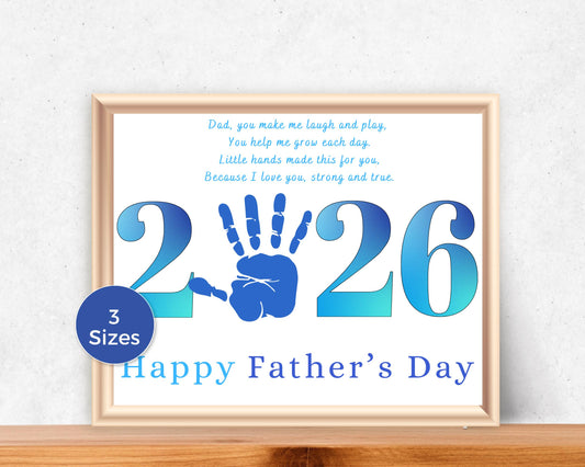 2026 Fathers Day Handprint Art