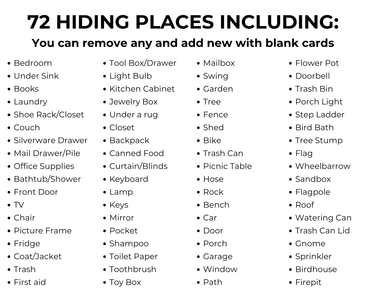 Indoor + Outdoor Scavenger Hunt for Teens + Older Kids