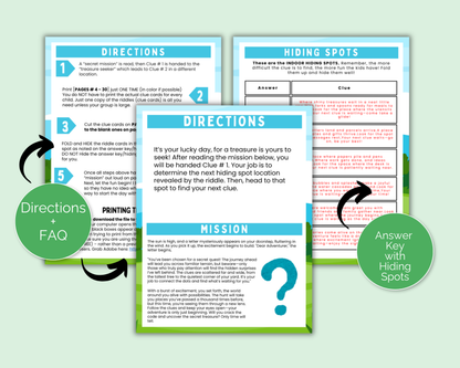 Indoor + Outdoor Scavenger Hunt for Teens + Older Kids
