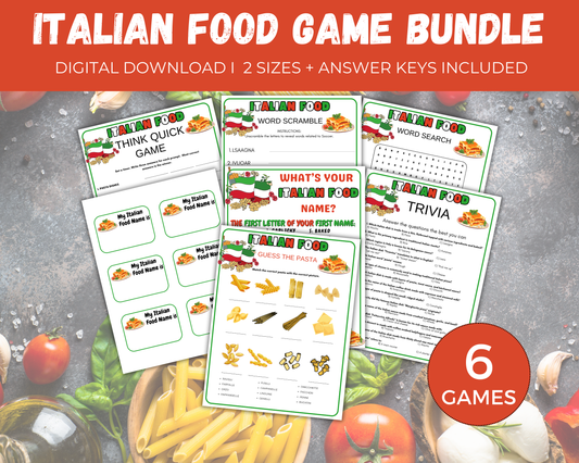 Italian Food Game Bundle