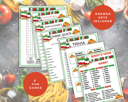 Italian Food Game Bundle