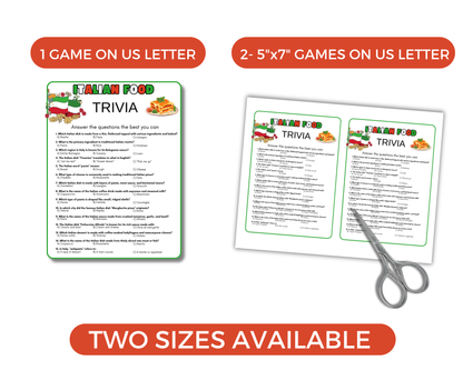 Italian Food Game Bundle