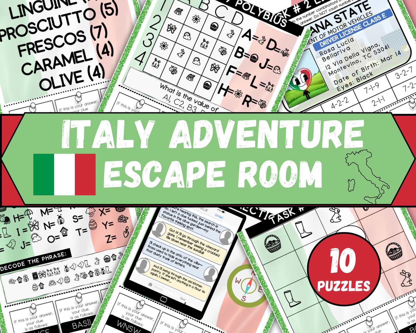 Italy Escape Room for Kids