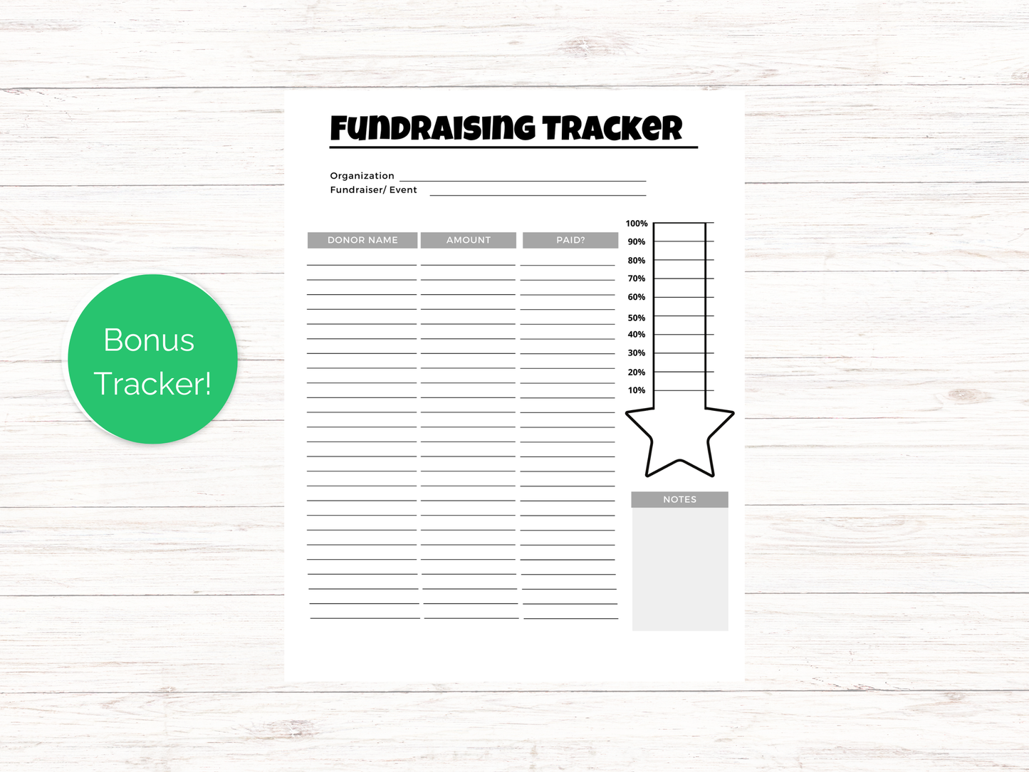 Editable Fill My Jazz Shoes Fundraiser Template