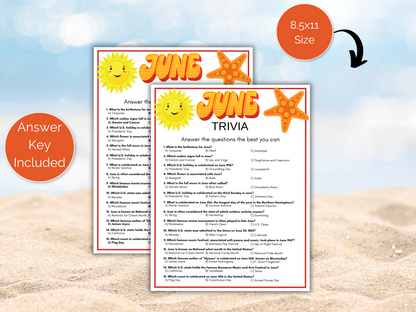 June Trivia Game