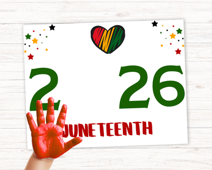 2026 Juneteenth Handprint Art
