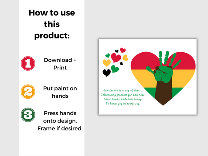 Juneteenth Handprint Art Bundle