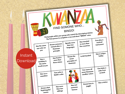 Kwanzaa Find Someone Who