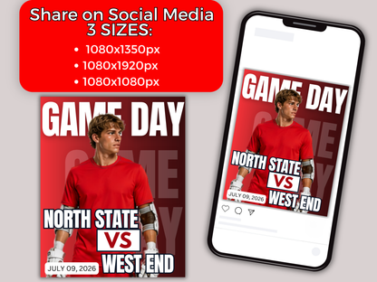 Lacrosse Social Media Templates Bundle