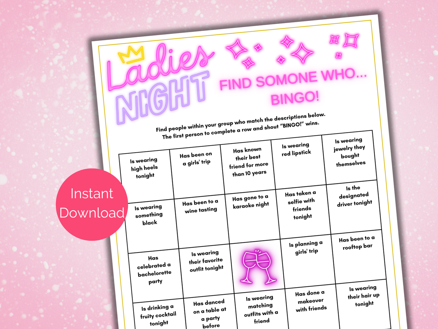 Ladies Night Find Someone Who
