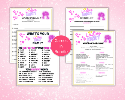 Ladies Night Game Bundle
