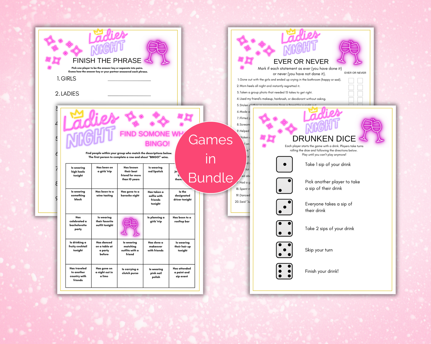 Ladies Night Game Bundle